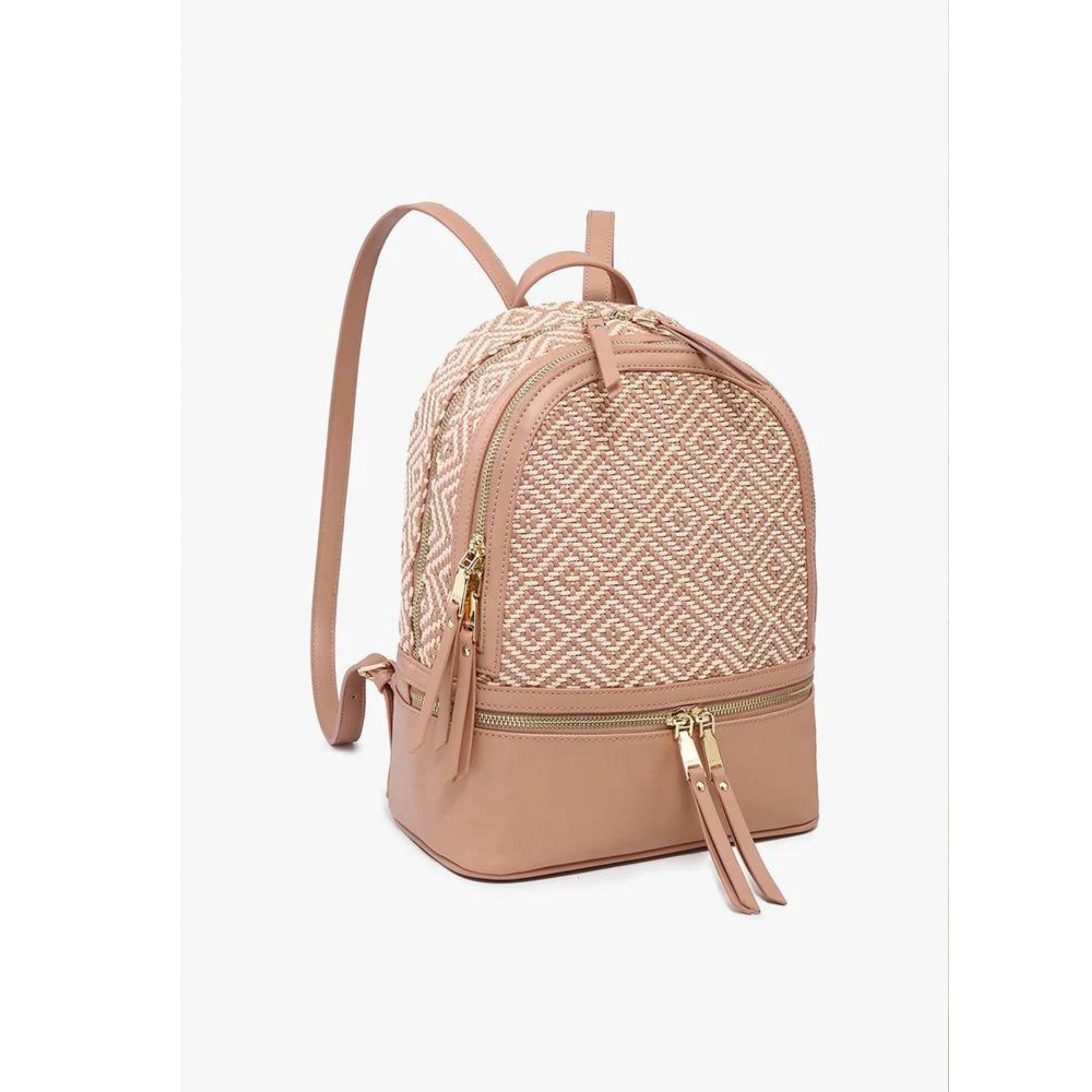 Zahava Diamond Woven Backpack