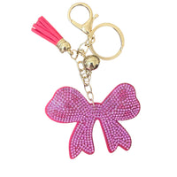 Rhinestone Puffy Keychains