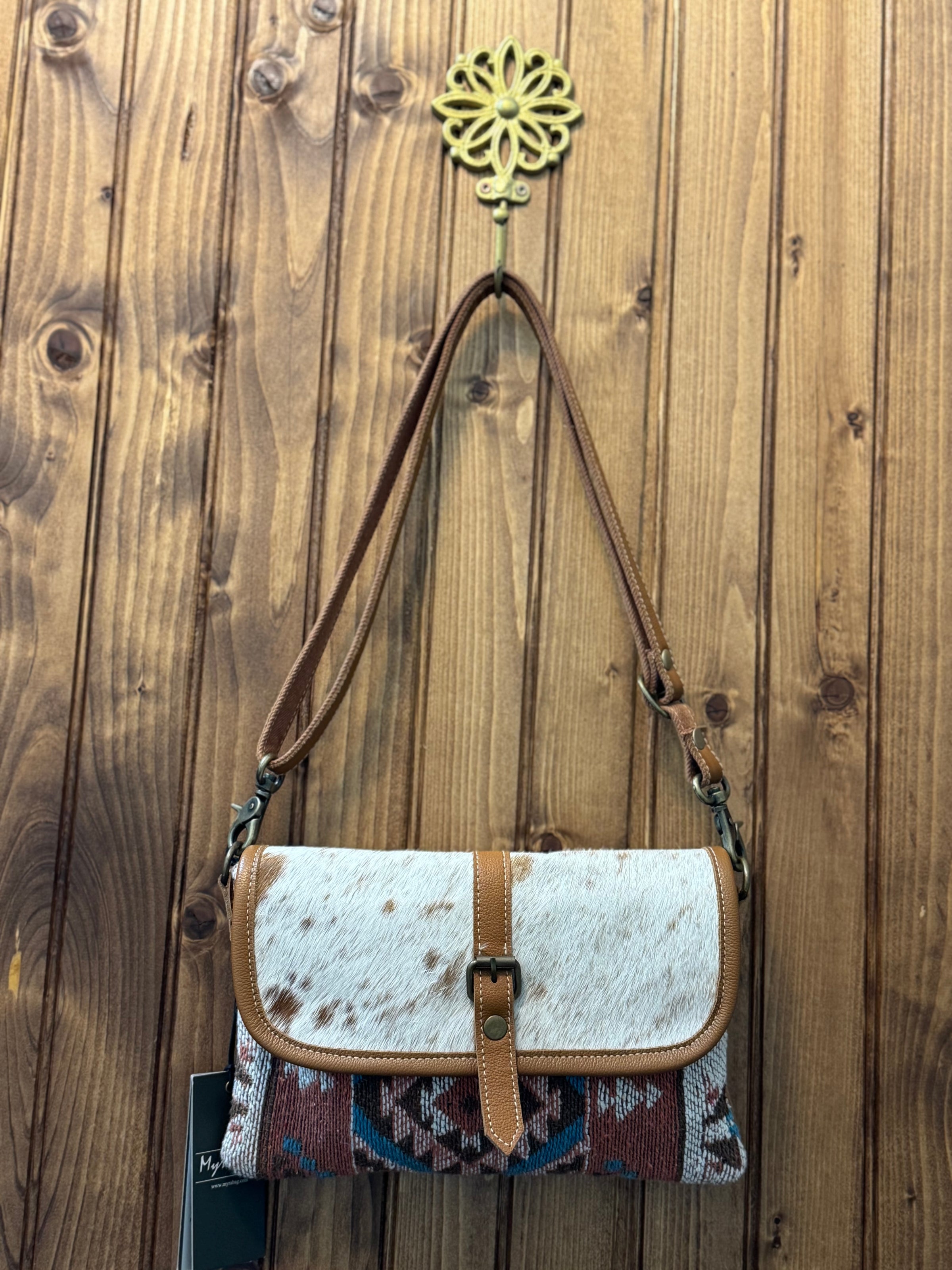 Tori Hair On Flap Crossbody *Final Sale*