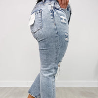 Lovervet Hi-rise crop straight fit