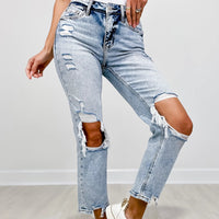 Lovervet Hi-rise crop straight fit