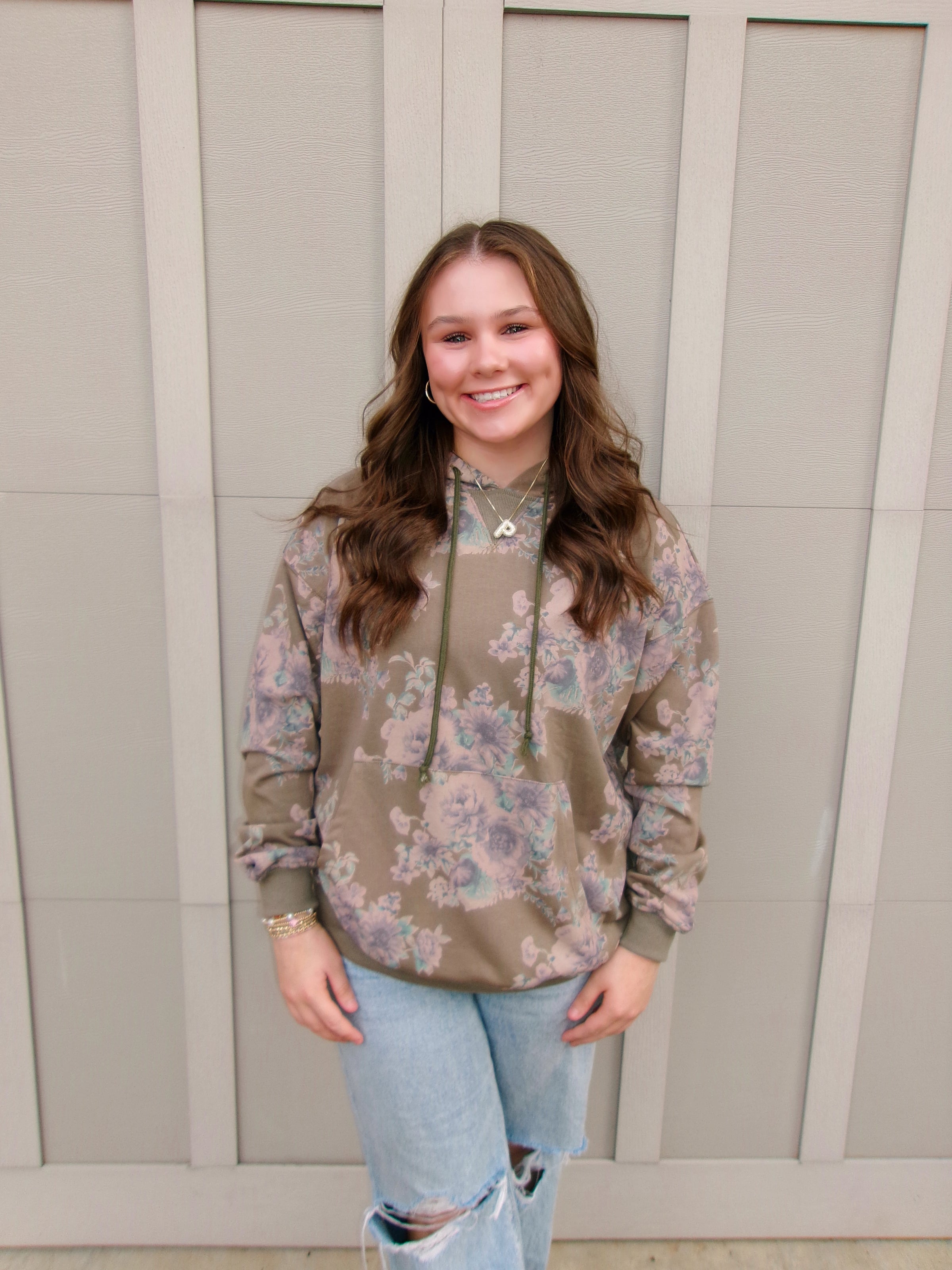 Warm Nights Floral Sweatshirt *final sale*
