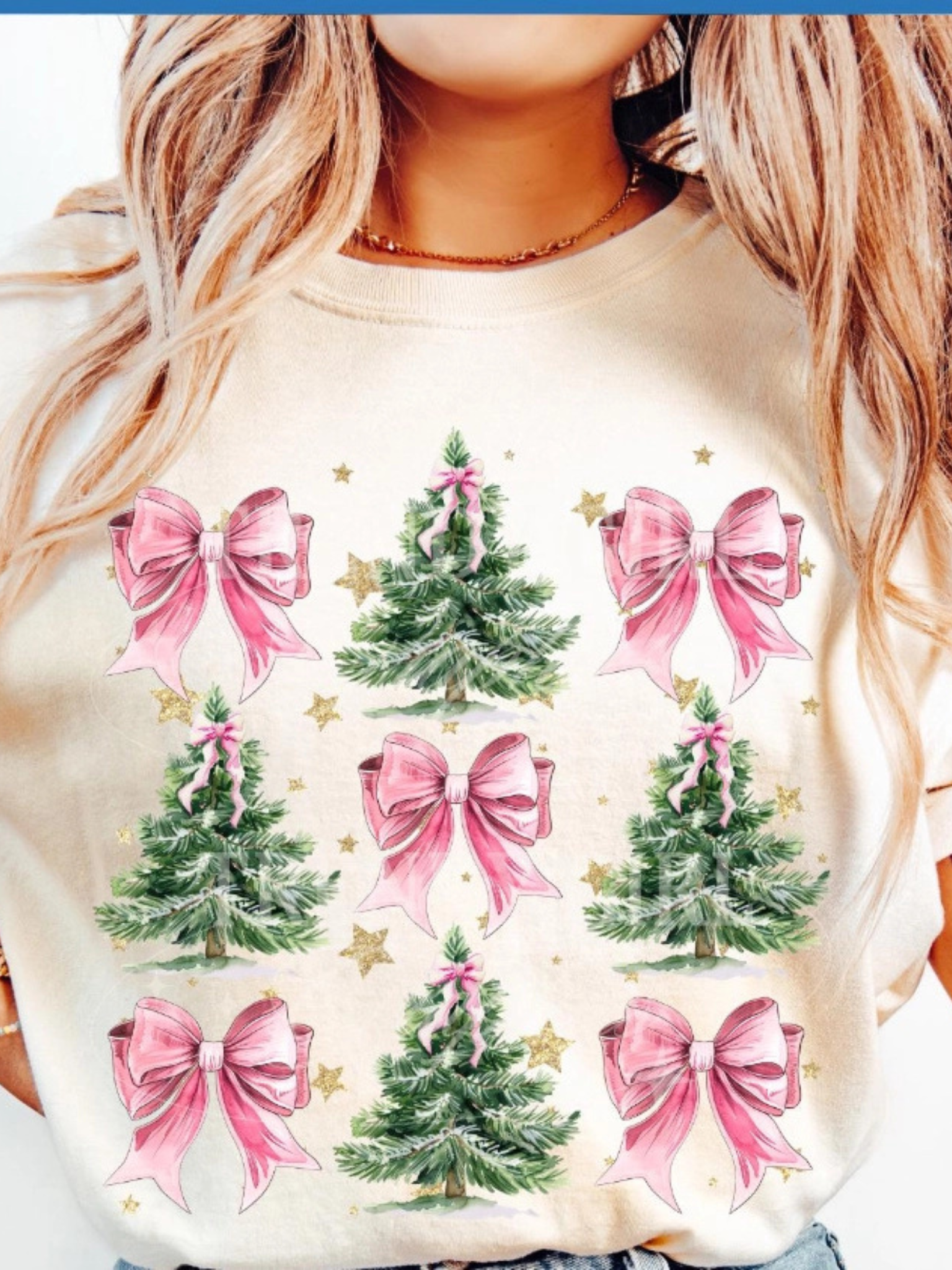 Girly Christmas Graphic Tee *FINAL SALE*