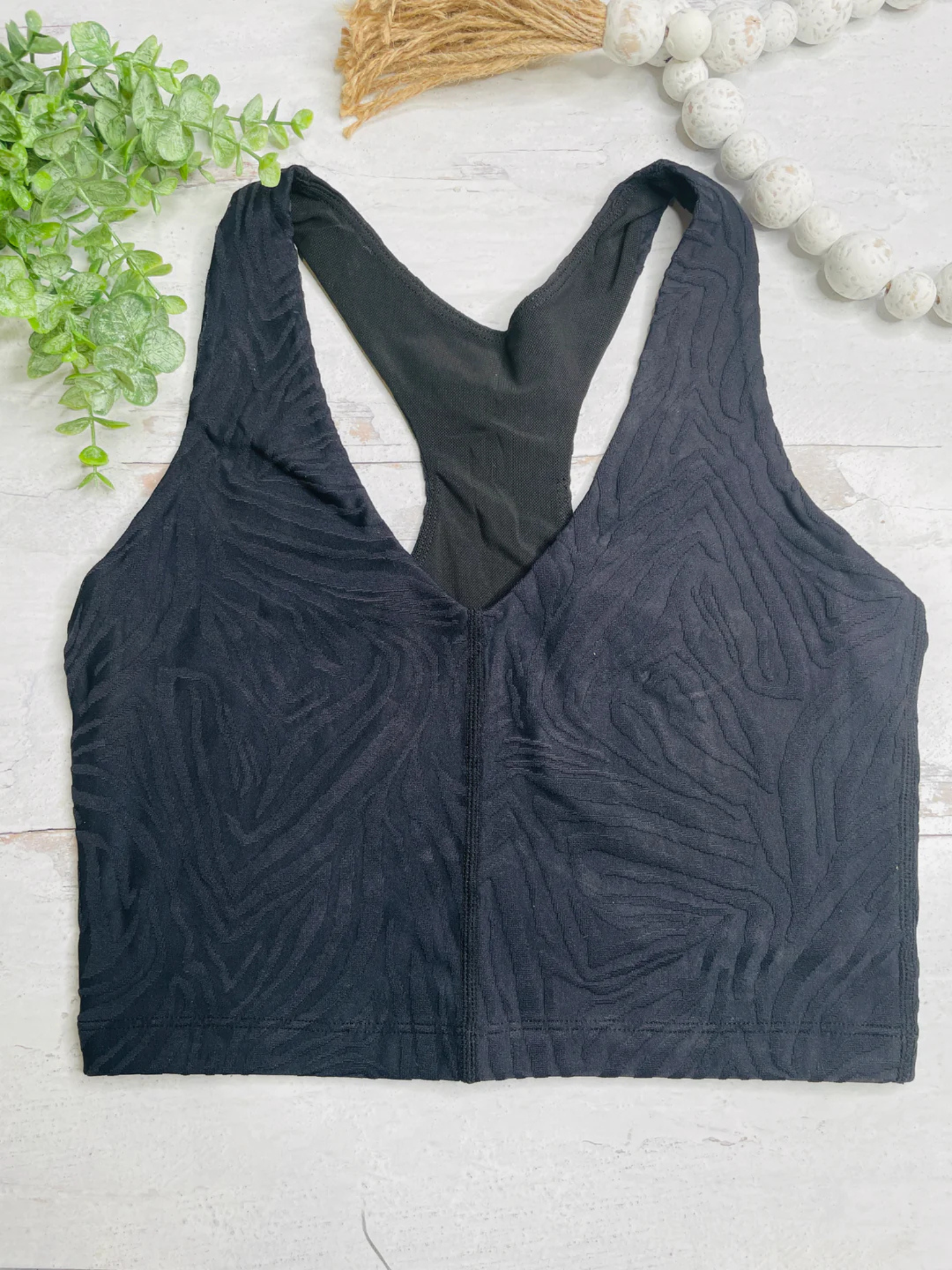 Zebra Print Sports Bra by Mono B*Final Sale