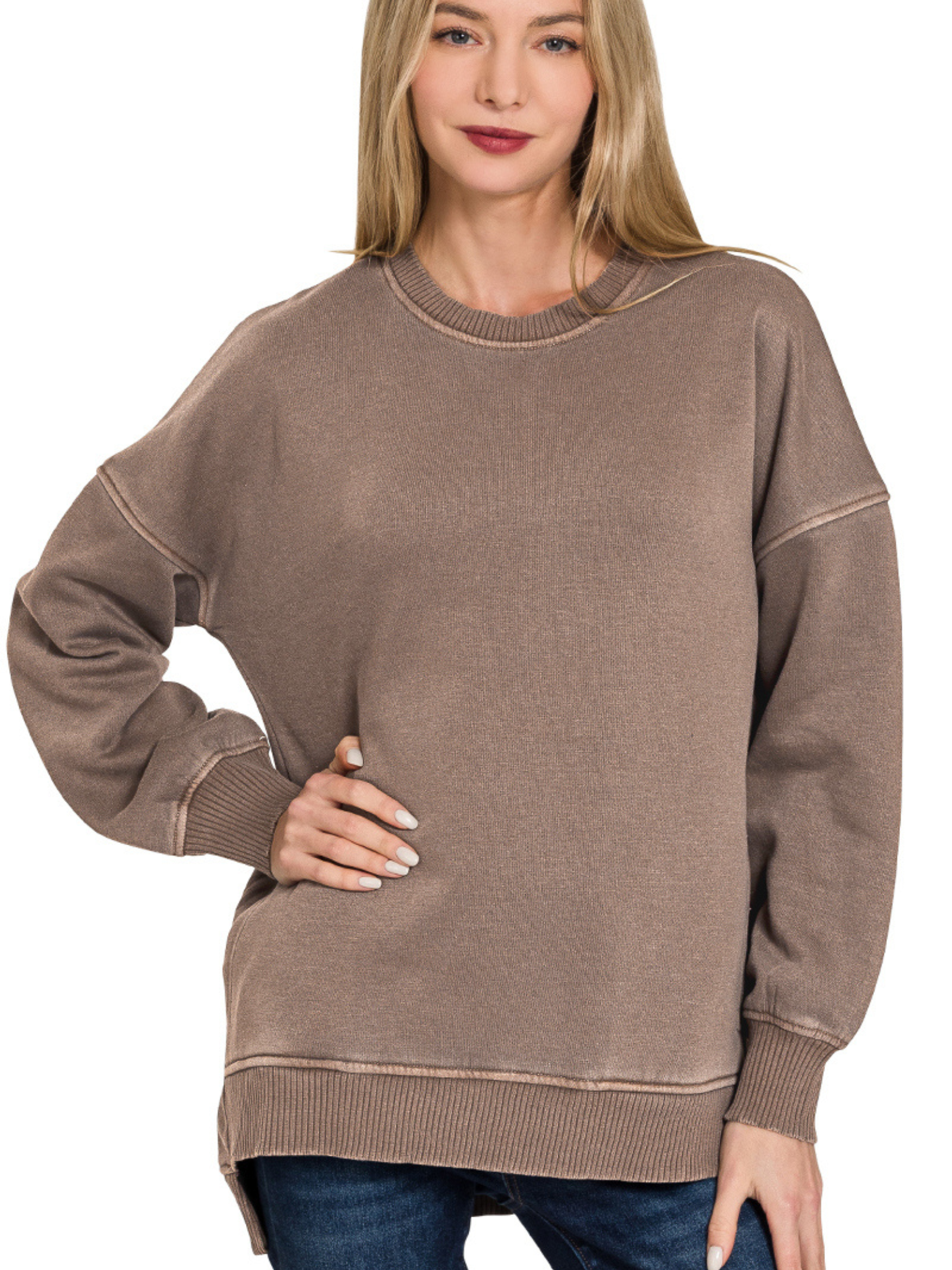 Everyday Hi-Low Pullover