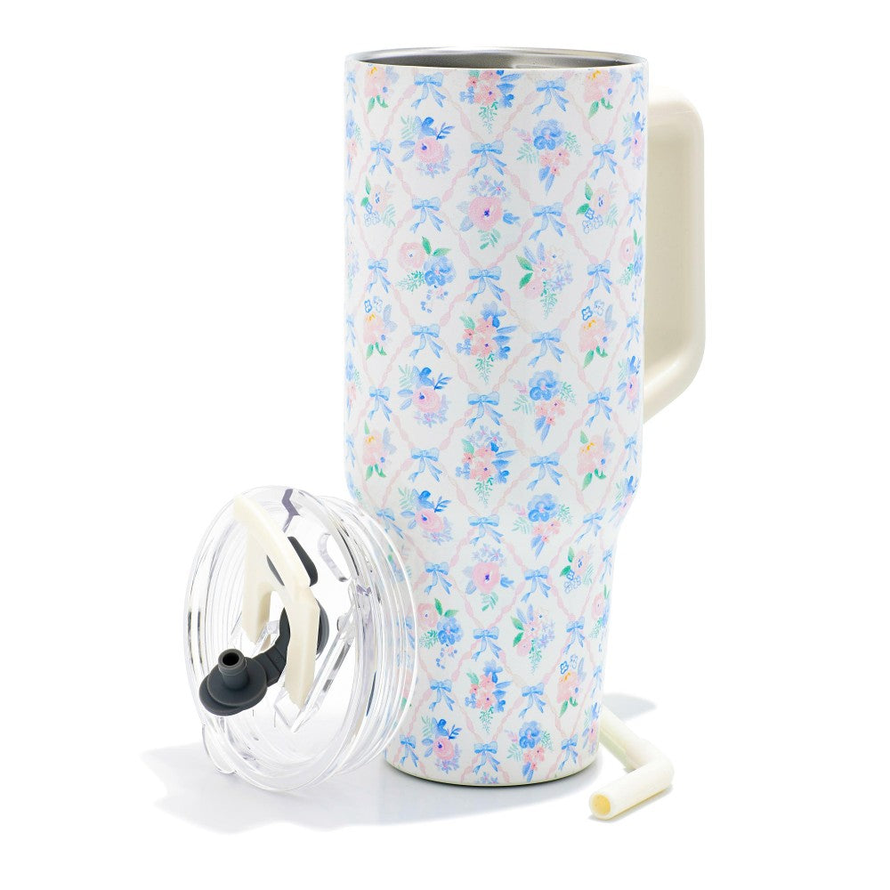 Floral Bow Tumbler
