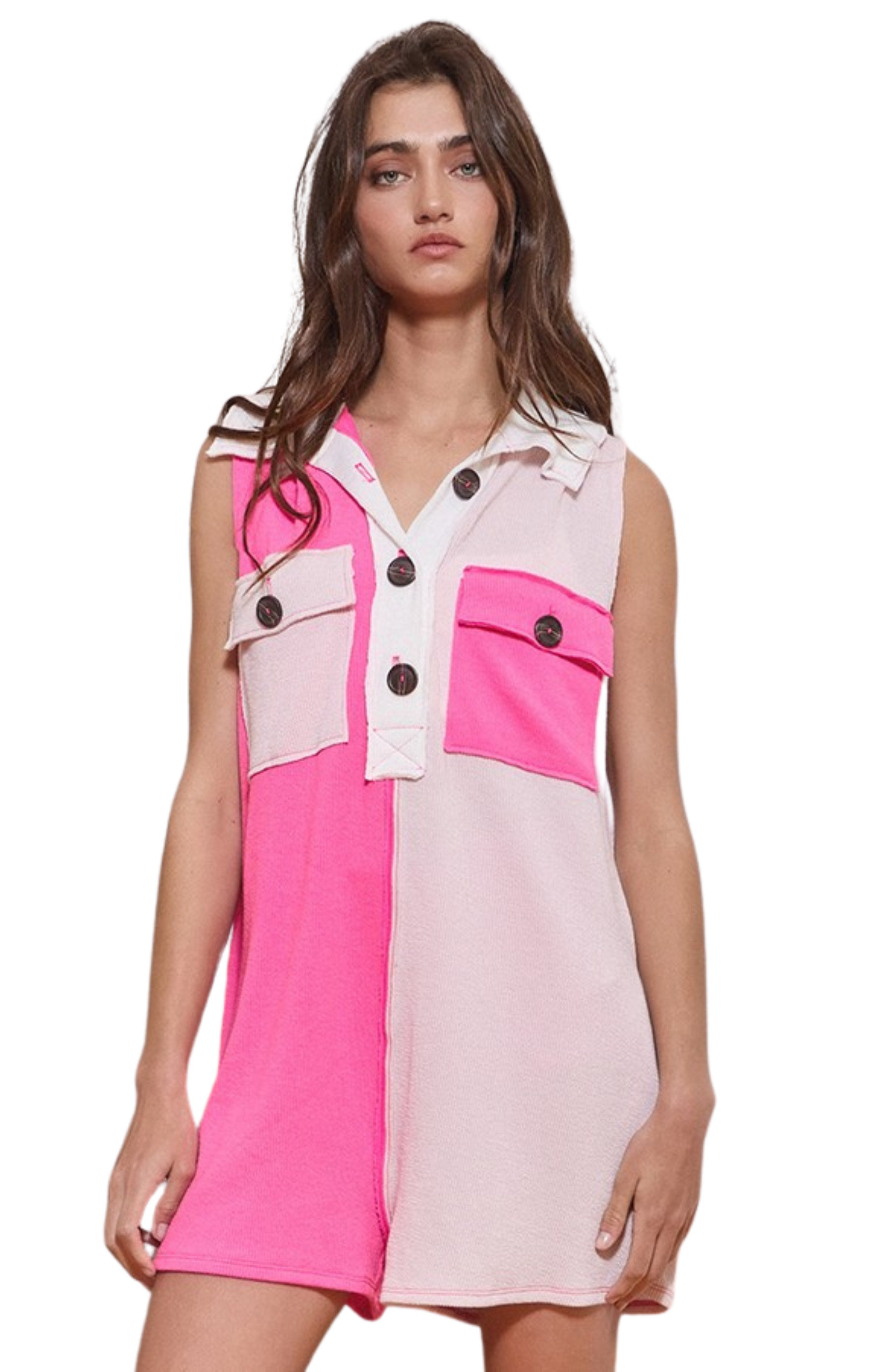The Teagan romper/ romper/ pink romper/ bucket list