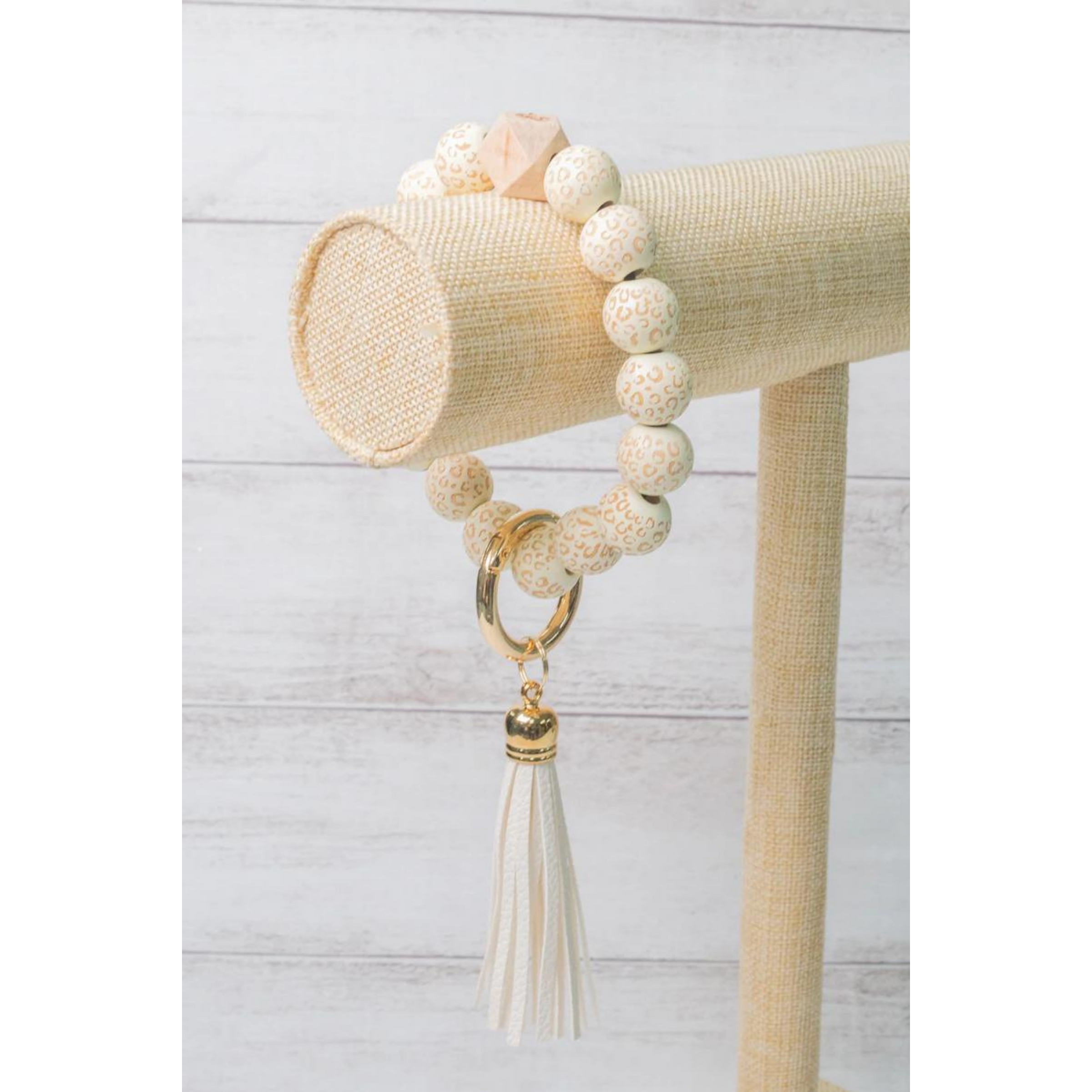 Beige Key Ring