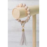 Grey Key Ring