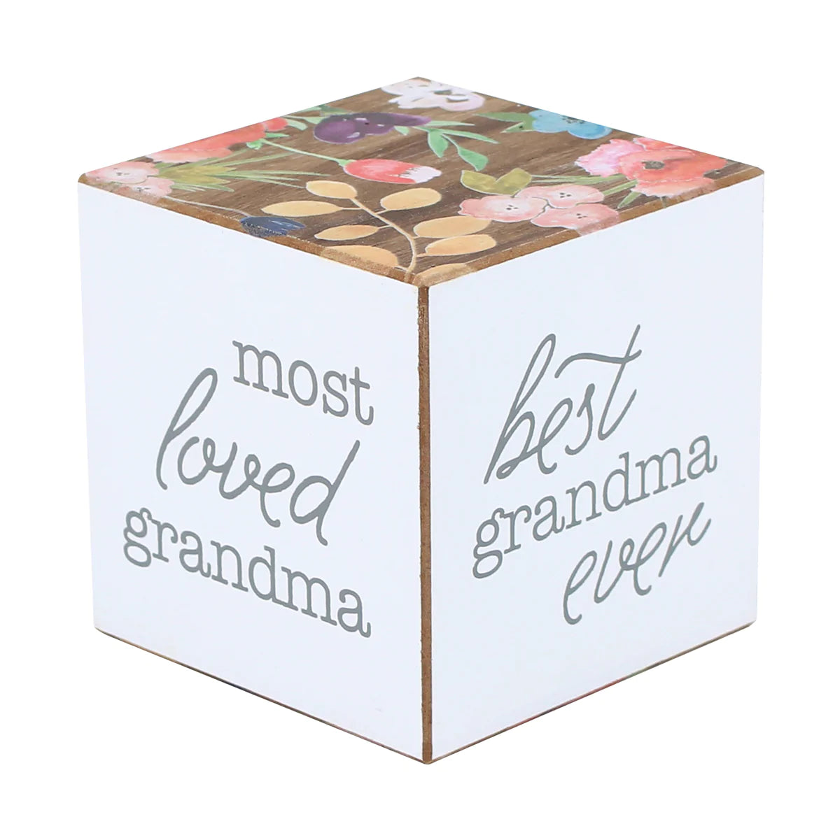 Grandma Wooden Cube