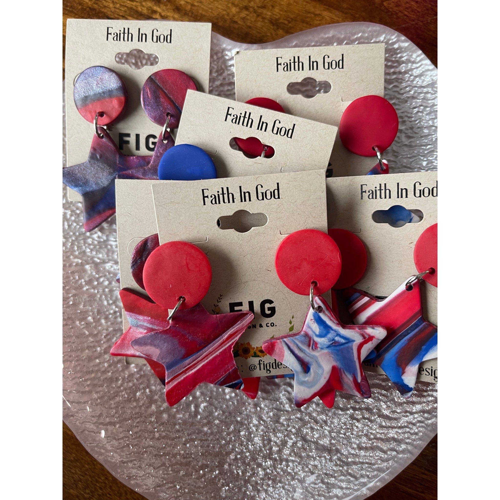 Handmade Clay Earrings *Final Sale*