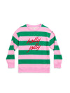 Holly Jolly Striped Classic Sweatshirt