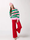 Holly Jolly Striped Classic Sweatshirt