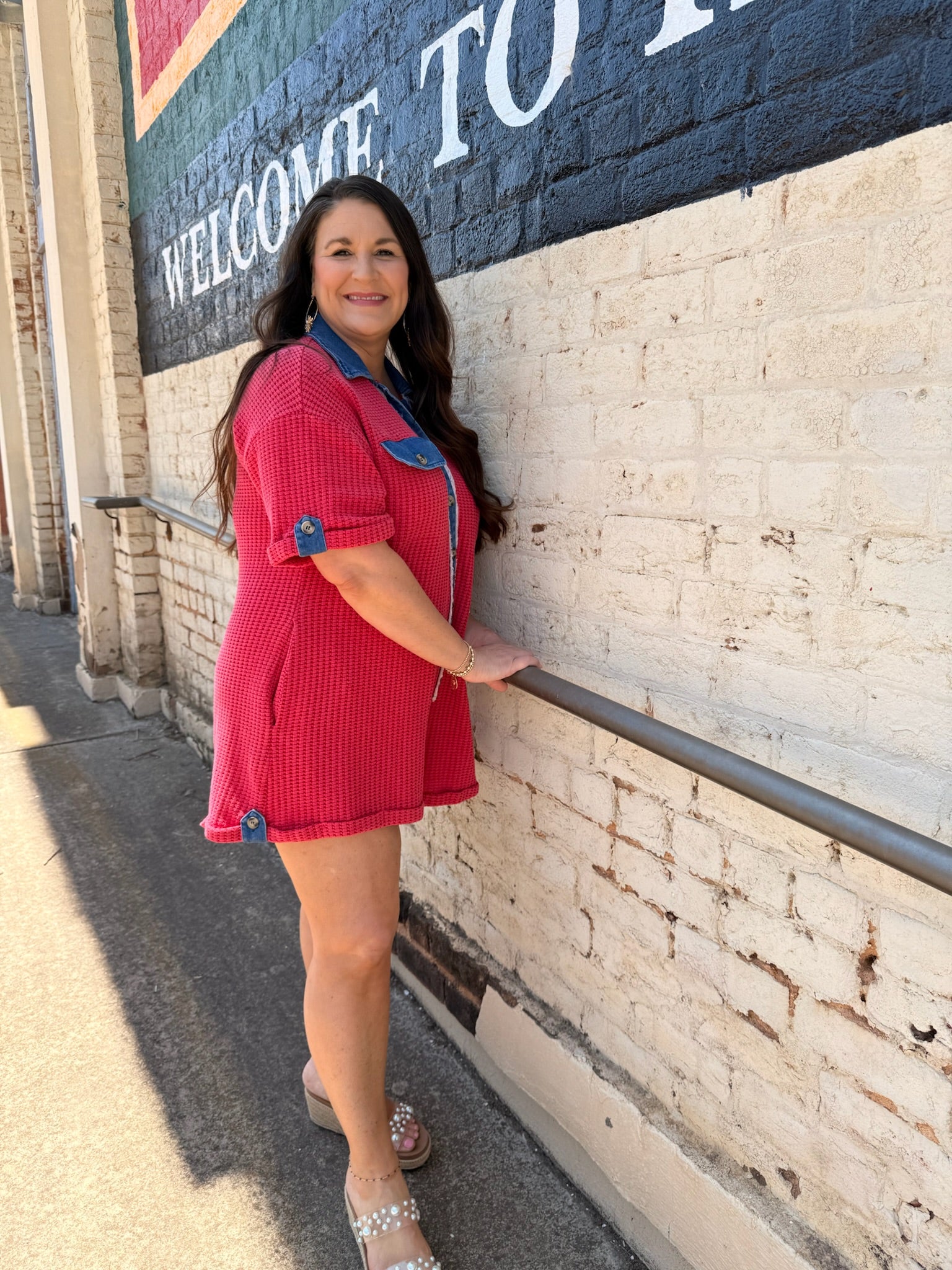 Retro-Remix Waffle Romper