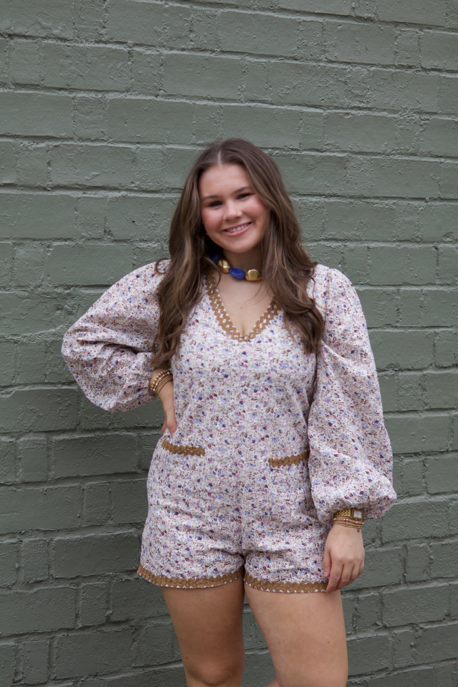 Autumn Meadow Romper