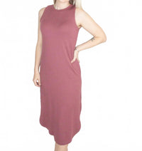 Marsala Sleeveless Midi Dress by Staccato