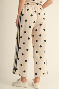 Classic Charm Polka Dot Wide Leg Pants