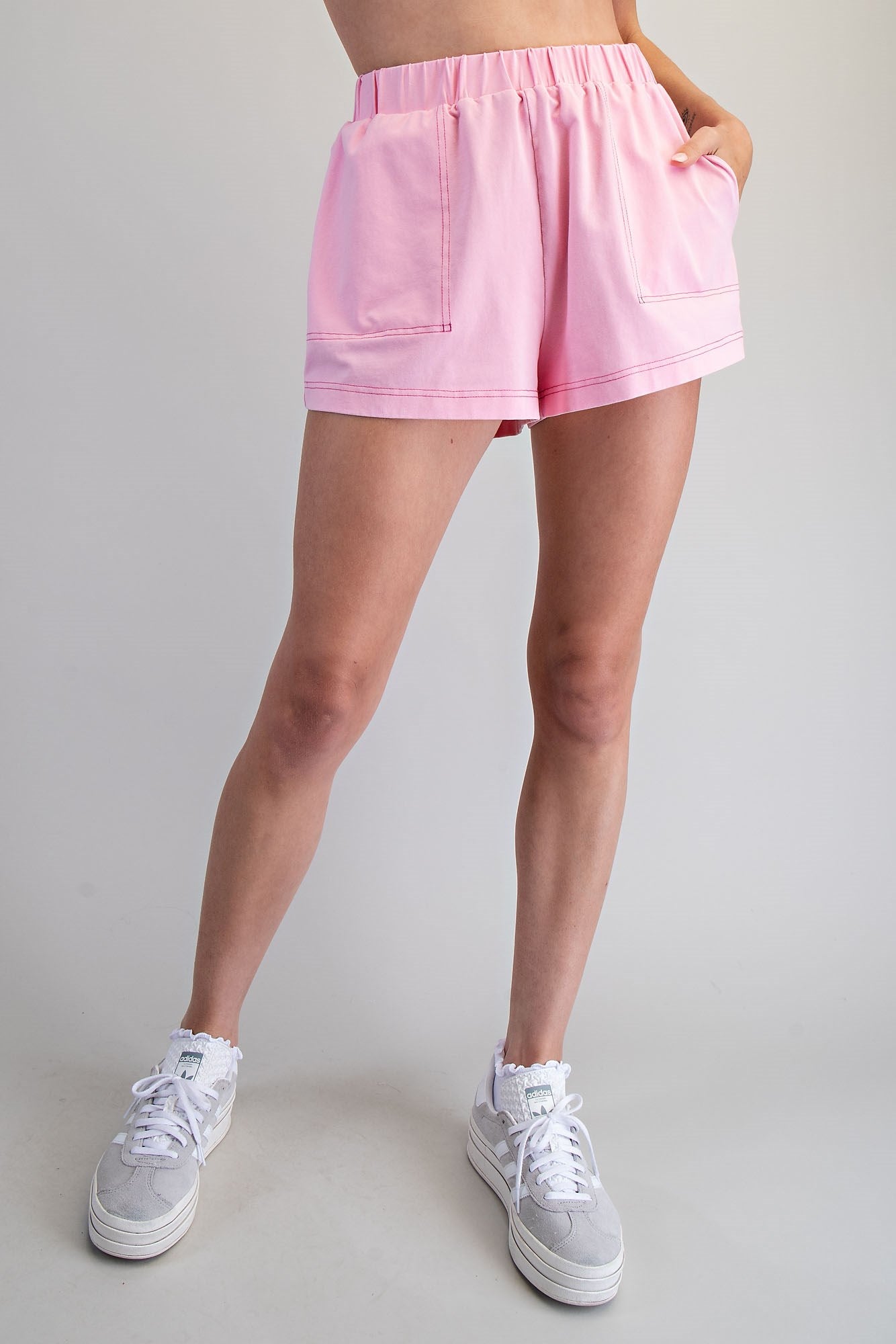 Elastic Waist Shorts for Women