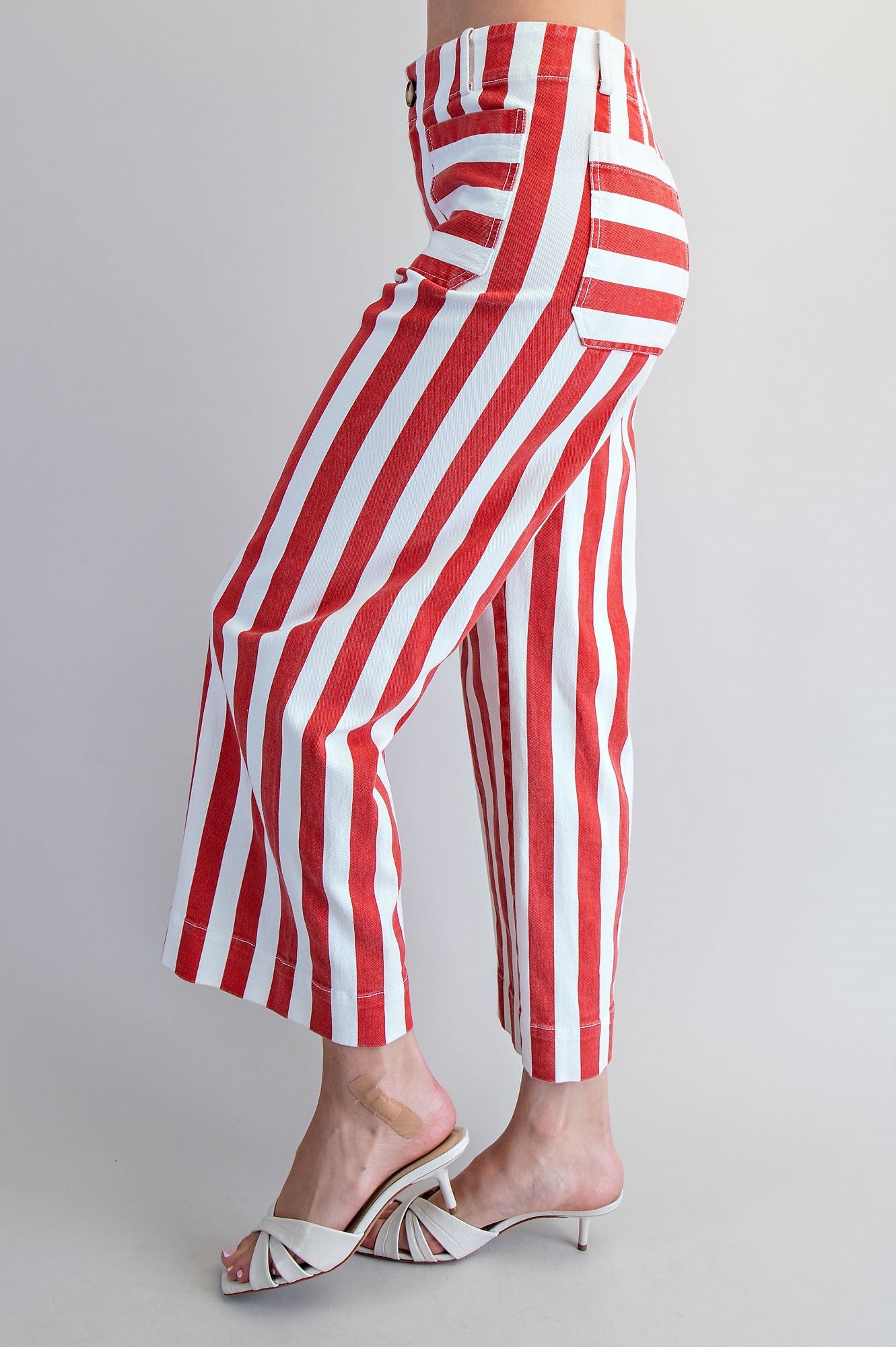 Striped Straight Leg Pants