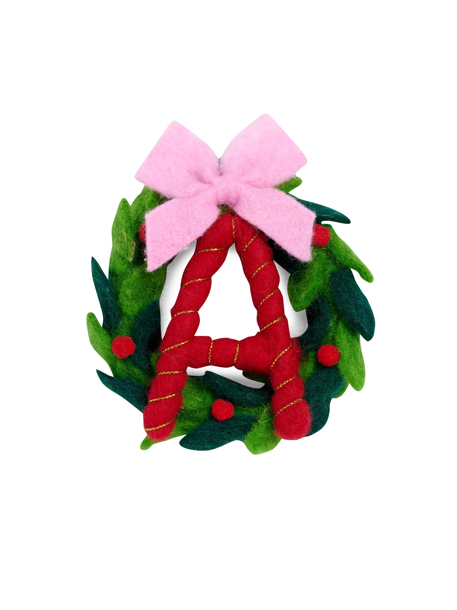 Felt Letter Christmas Ornament