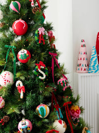 Felt Letter Christmas Ornament