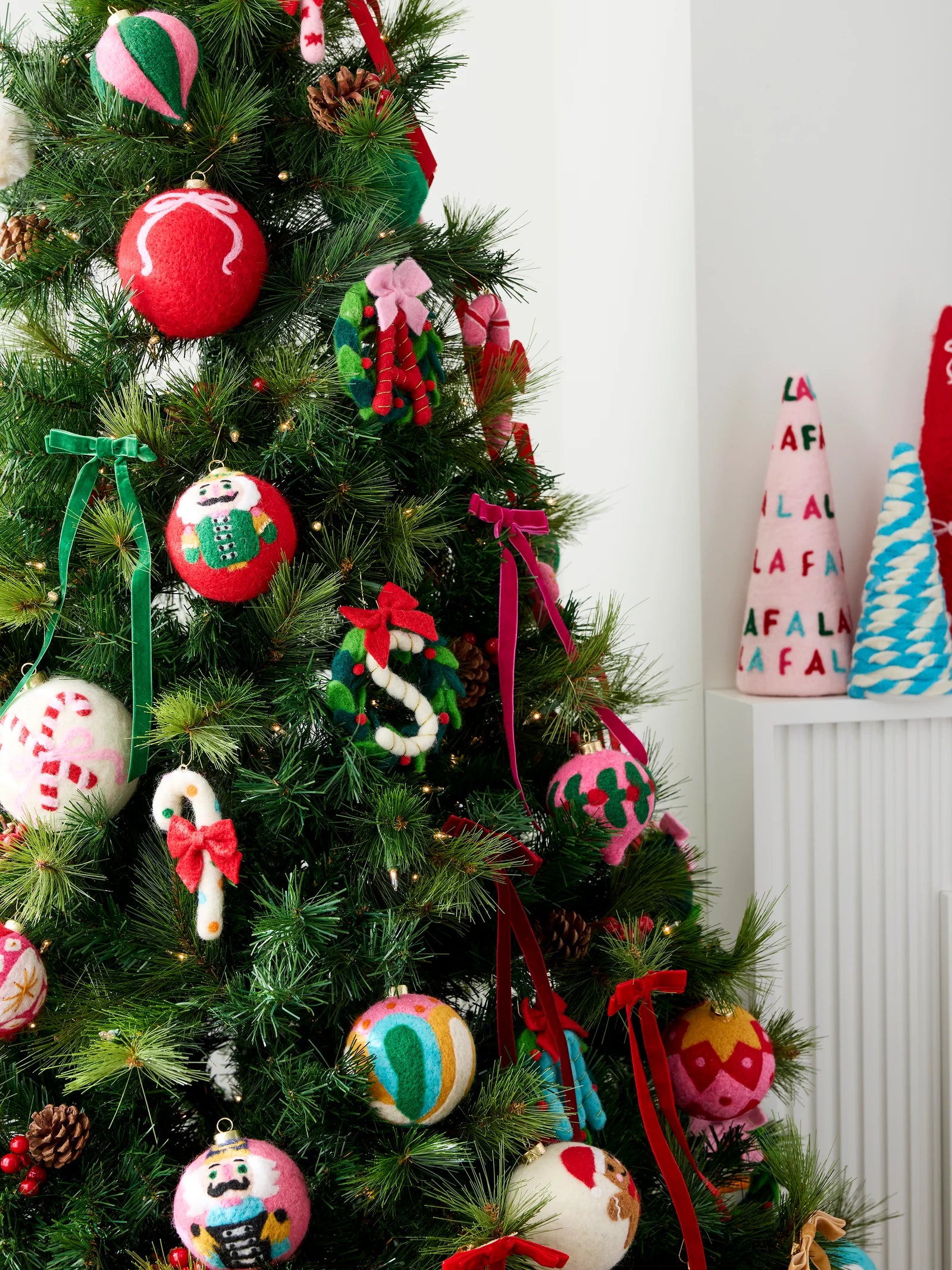 Felt Letter Christmas Ornament
