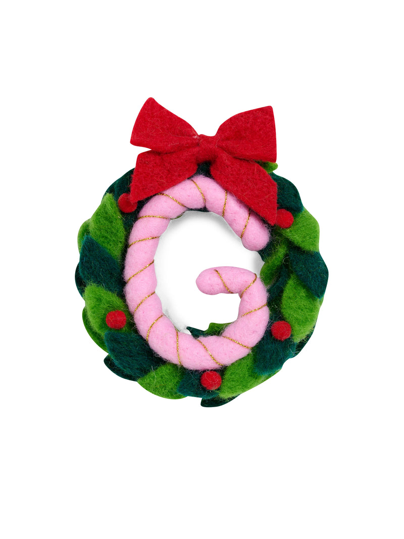 Felt Letter Christmas Ornament