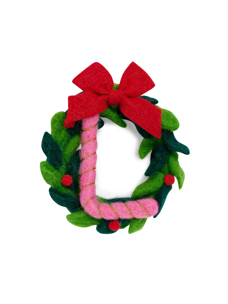 Felt Letter Christmas Ornament