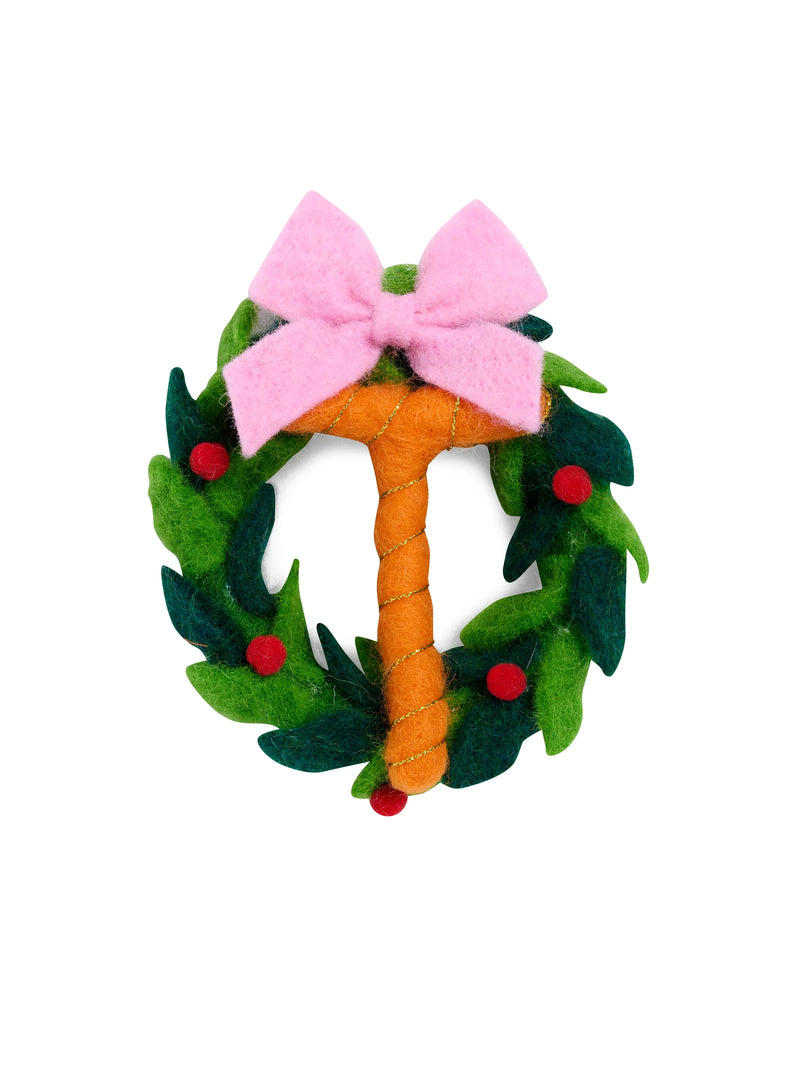 Felt Letter Christmas Ornament