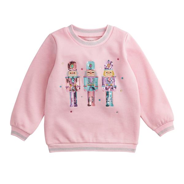 Nutcracker Sequin Youth Sweatshirt