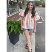 Margarita Embroidered Top