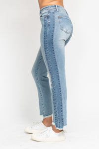 Taylor's Side Panel Detail Jeans by Judy Blue