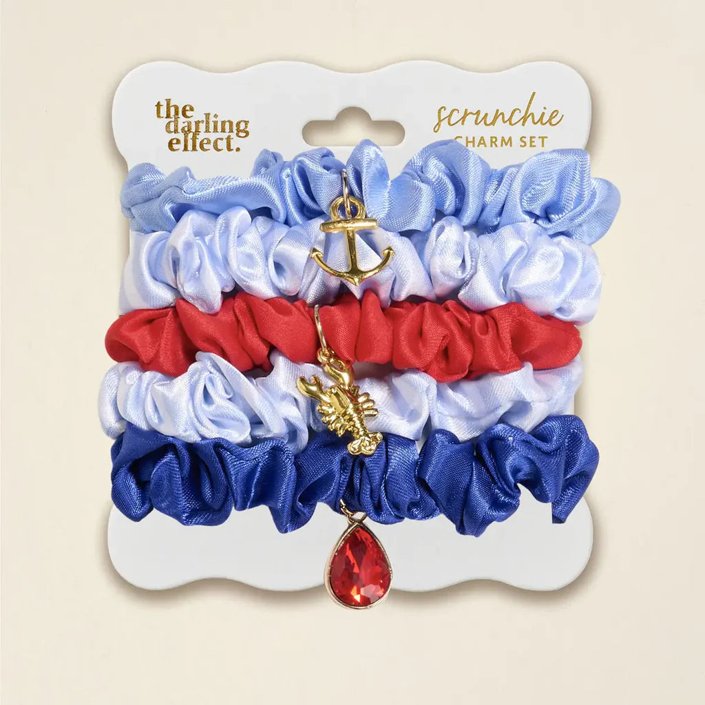 Seas The Day Scrunchie Charm Set