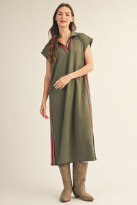 Side Stripe Stroll Dress