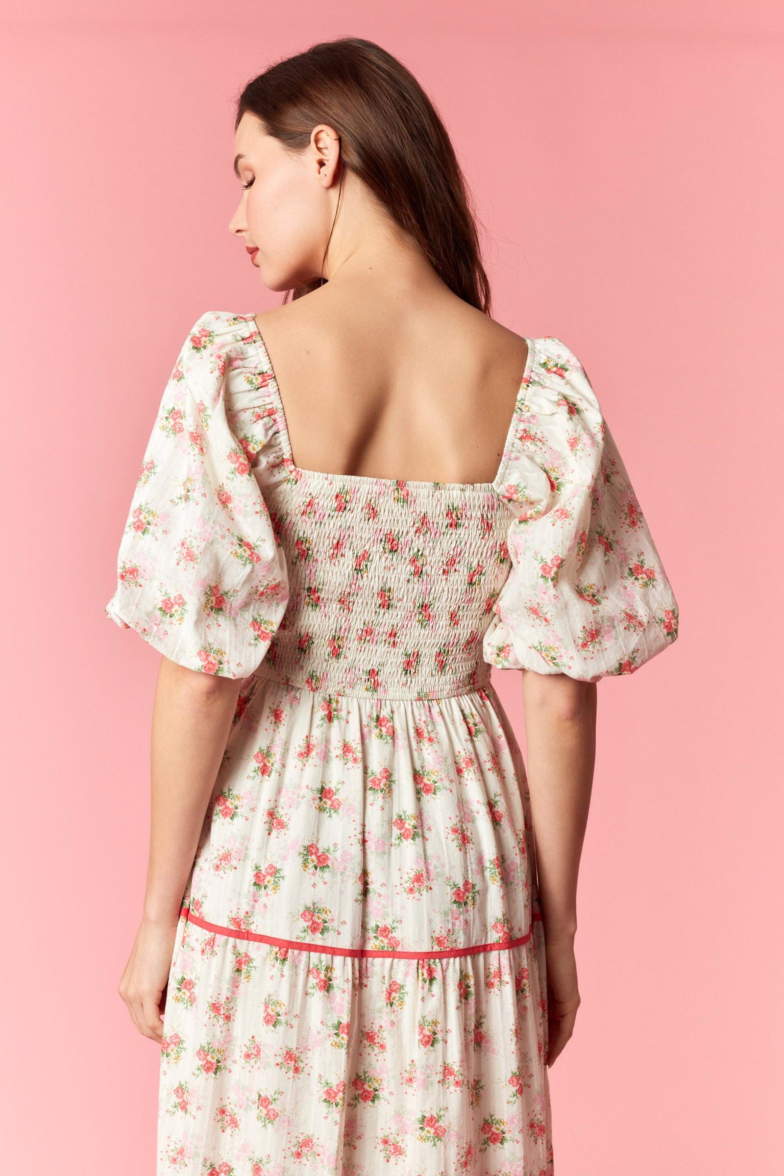 True Hearts Midi Dress by Peach Love