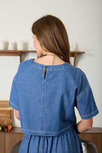 Denim Days Cropped Top
