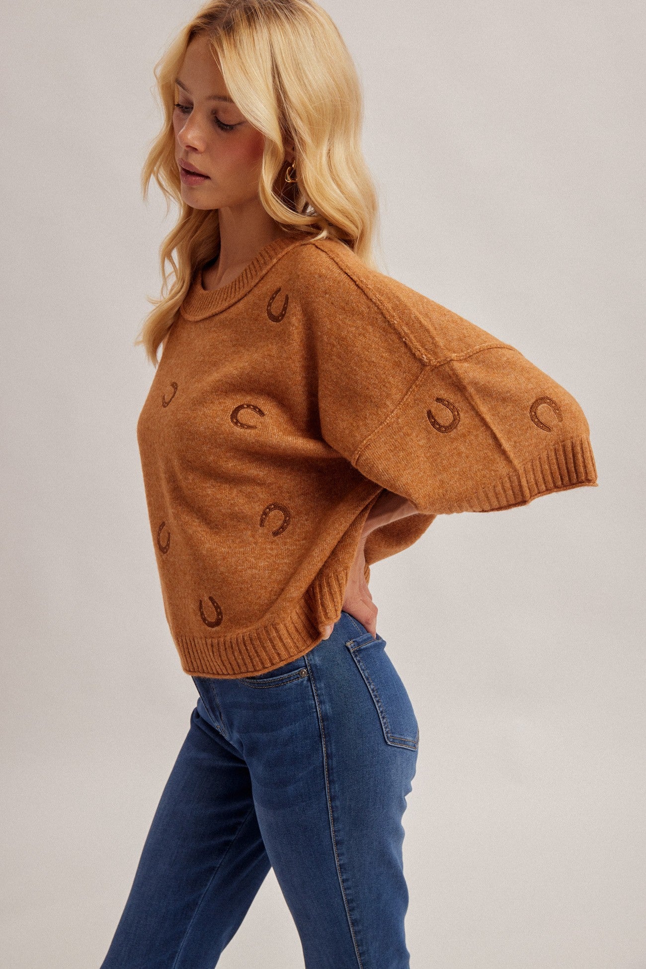 Lucky Trails Short Sleeve Sweater