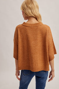 Lucky Trails Short Sleeve Sweater