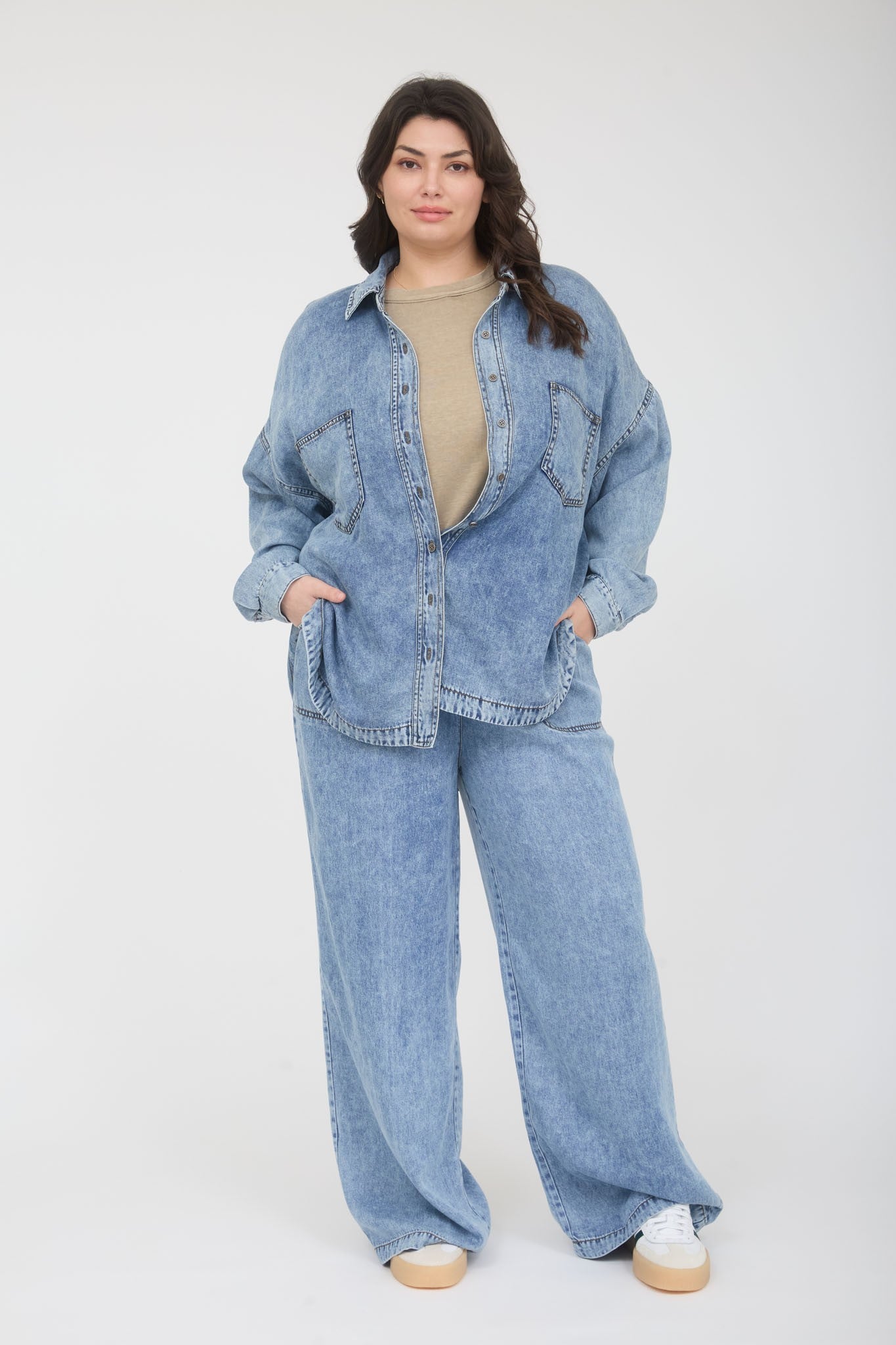 Easy Days Chambray Button Down