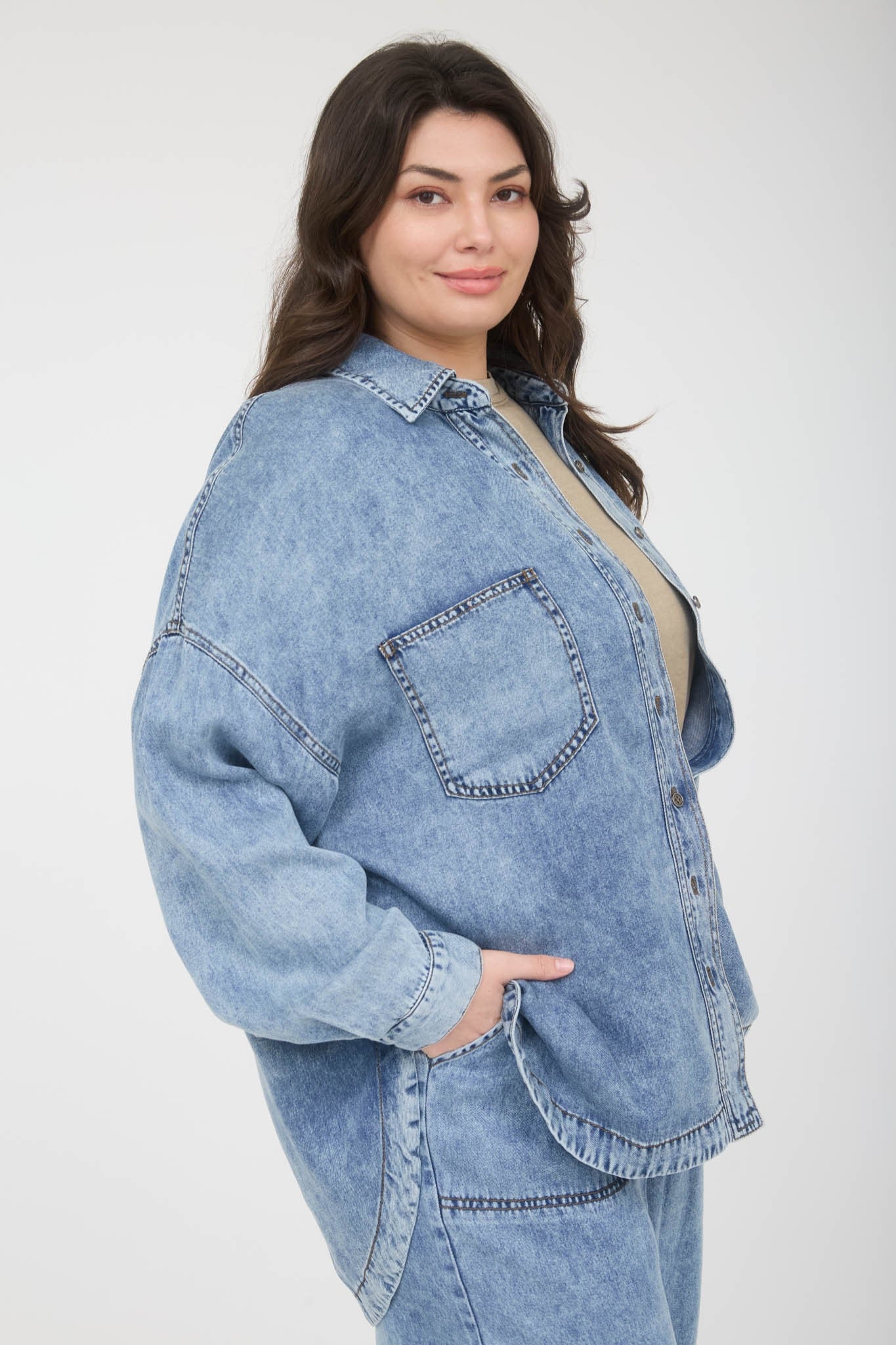 Easy Days Chambray Button Down