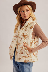 Cowgirl Cozy Puffer Vest