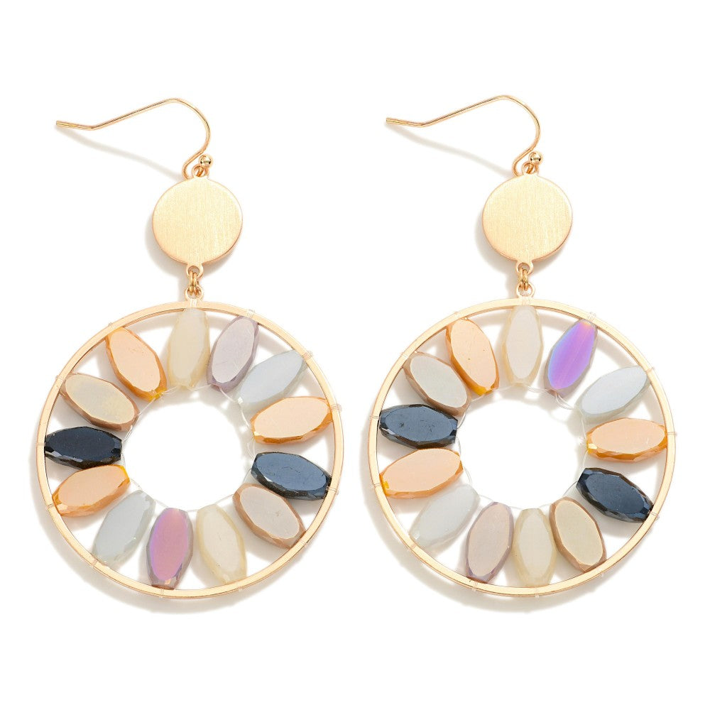 Colored Stone Earrings