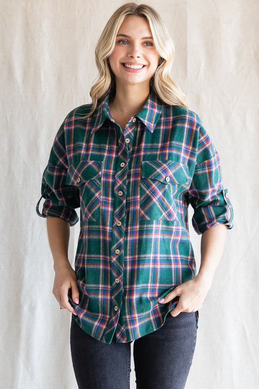 Flirty Flannel *Final Sale*