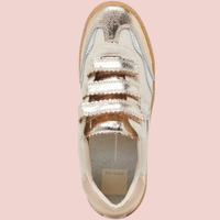 Notice Velcro Metallic Leather Sneakers by Dolce Vita