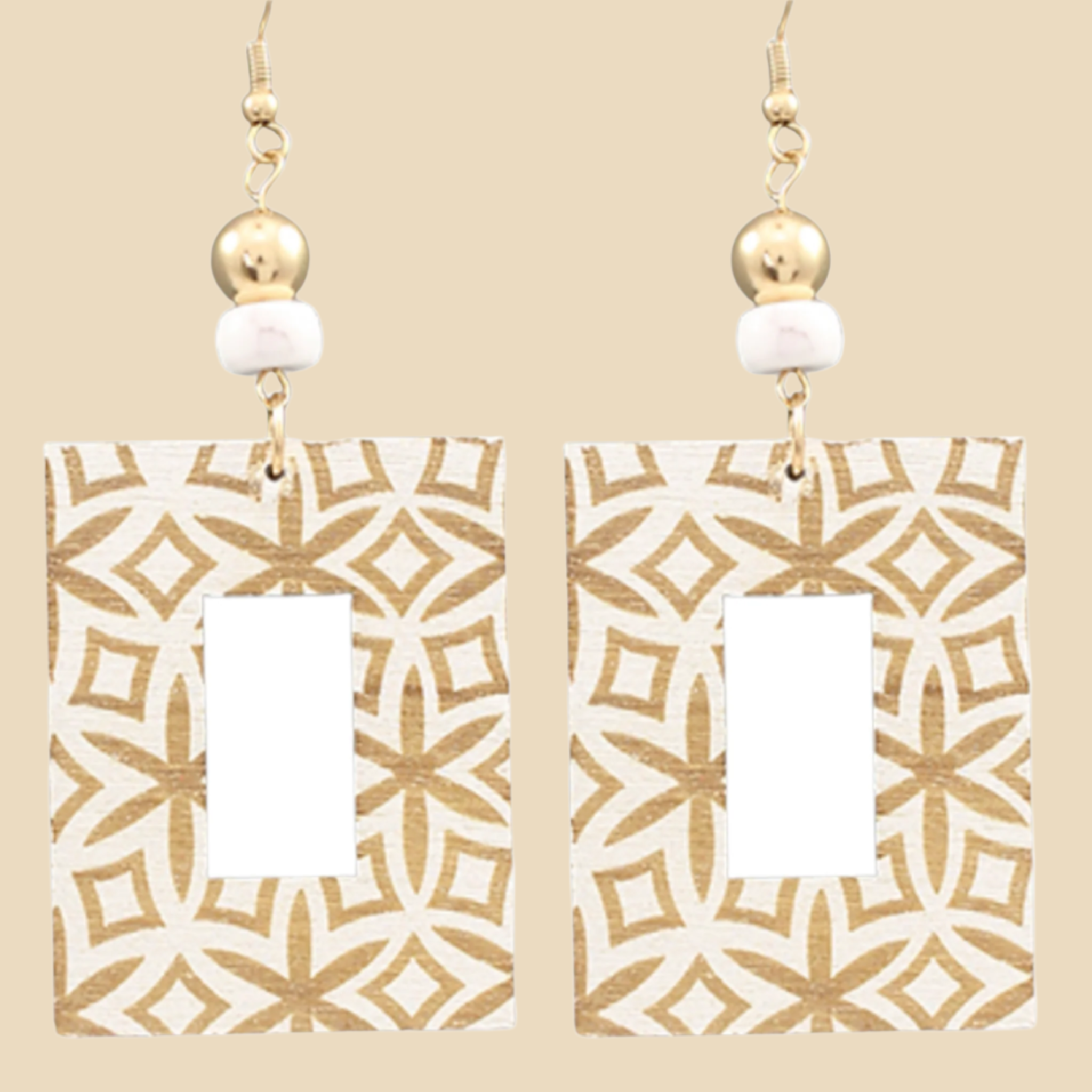 Geo Drop Earrings