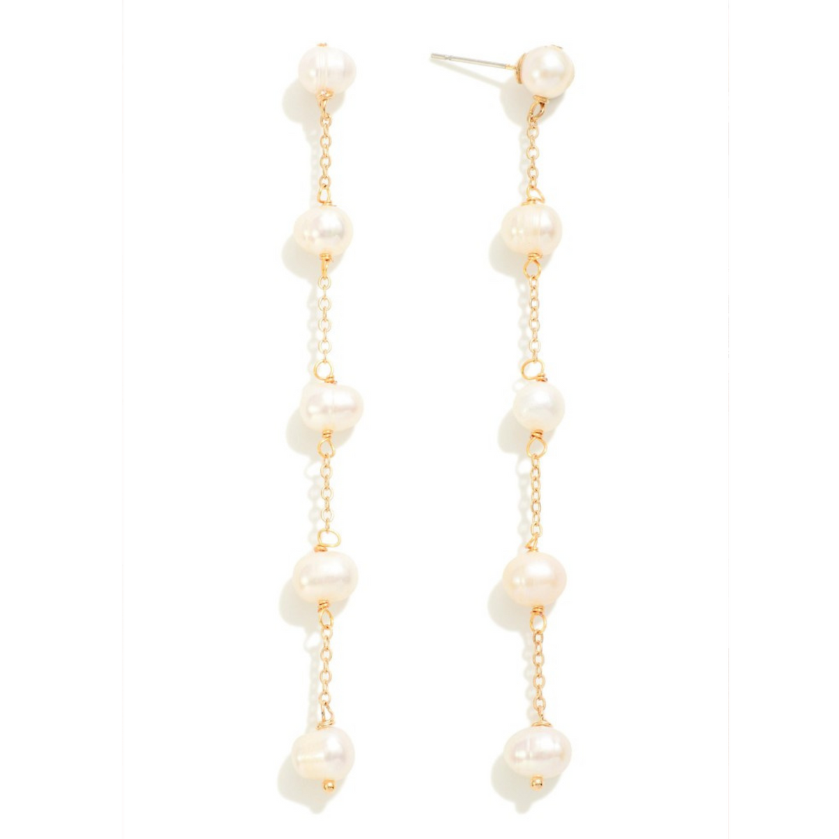 Dangling Pearl Earrings