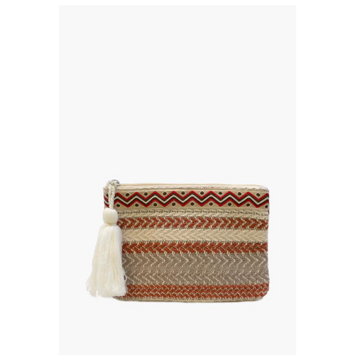 Adalaide Printed Cotton Pouch