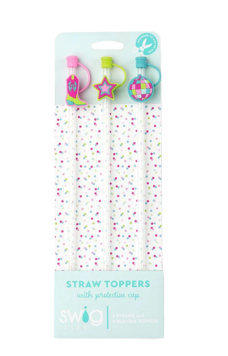 Straw Toppers With Cap