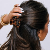 Teleties - Open Tortoise Petite Hair Clip