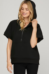 Is It or Isn't It Half Zip Hoodie (Top Only)